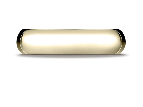 Benchmark 14k Gold 6.0mm High Dome Heavy Comfort-fit Ring