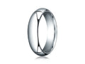 Benchmark 14k Gold 6.0mm High Dome Heavy Comfort-fit Ring