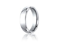 Benchmark Cobalt Chrome 6mm Comfort-fit High Polished Design Ring
