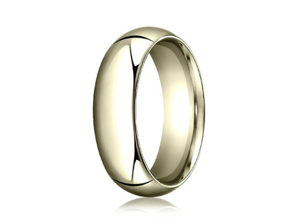 Benchmark 14k Gold 7.0mm High Dome Heavy Comfort-fit Ring