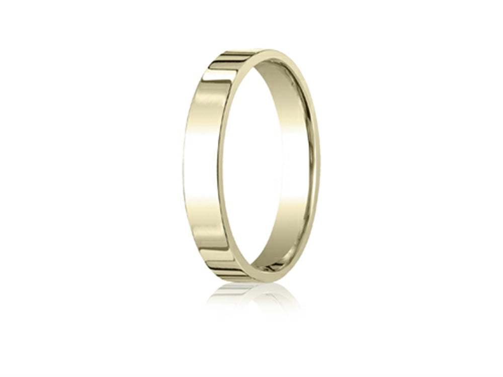 Benchmark 14k Gold 4.0mm Flat Comfort-fit Ring
