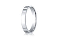 Benchmark 18k Gold 4.0mm Flat Comfort-fit Ring