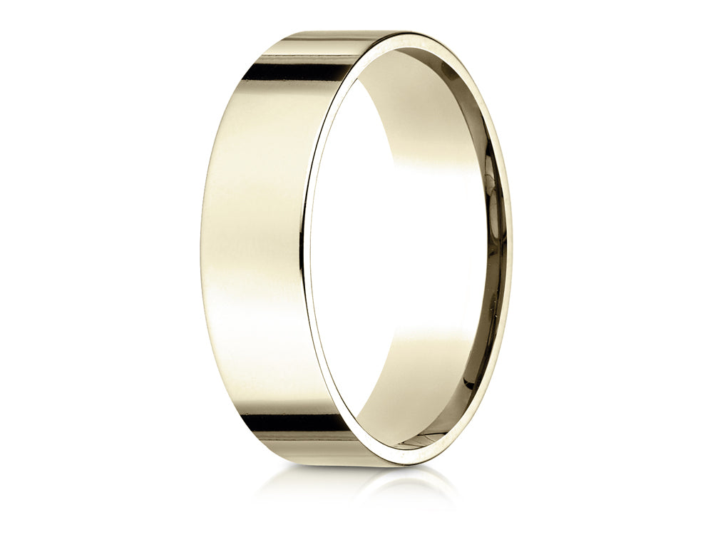 Benchmark 14k Gold 6.0mm Flat Comfort-fit Ring