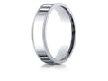 Benchmark 18k Gold 6mm Flat Comfort-fit Wedding Band / Ring With Milgrain