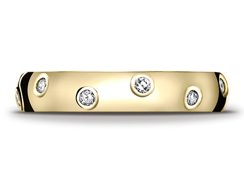 Benchmark 4mm Round Diamonds Eternity Wedding Band Ring