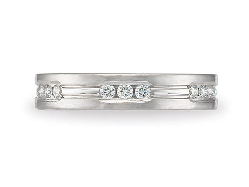 Benchmark 4mm Comfort Fit 0.36 cttw Diamond Wedding Band / Ring