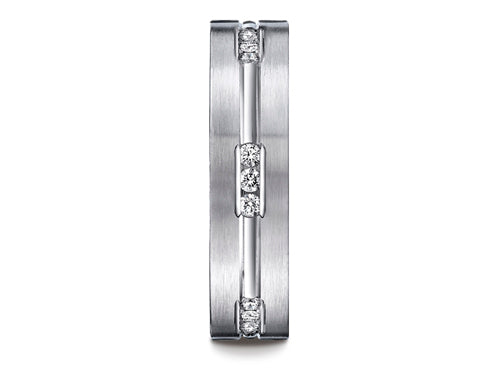 Benchmark 6mm Comfort Fit 0.36 cttw Diamond Wedding Band / Ring