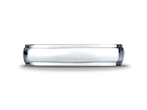 Benchmark Cobalt Chrome 5mm Comfort-fit High Polished Design Ring