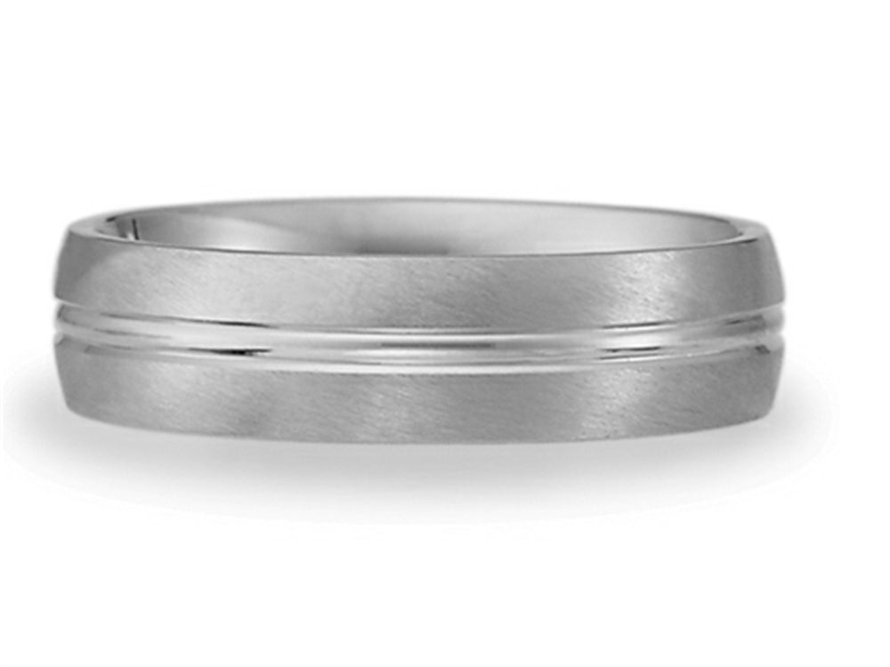Benchmark 6mm Comfort Fit Design Wedding Band / Ring
