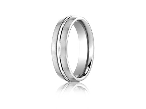 Benchmark 6mm Comfort Fit Design Wedding Band / Ring