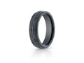 Benchmark Ceramic 6mm Comfort-fit Satin-finished Design Ring