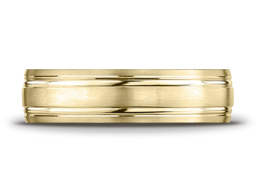 Benchmark 6mm Comfort Fit Design Wedding Band / Ring