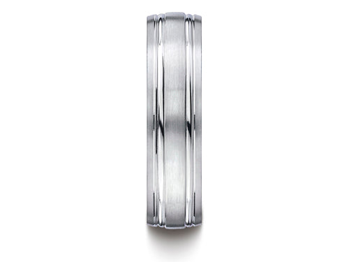 Benchmark 6mm Comfort Fit Design Wedding Band / Ring