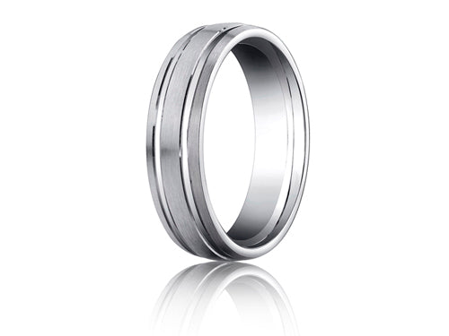 Benchmark 6mm Comfort Fit Design Wedding Band / Ring