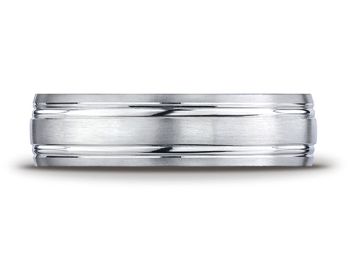 Benchmark 6mm Comfort Fit Design Wedding Band / Ring