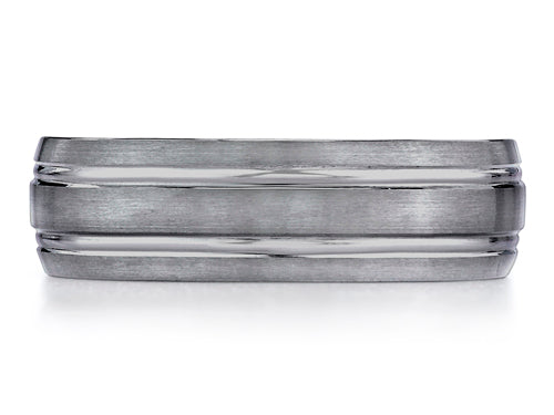 Benchmark 7mm Comfort Fit Tungsten Carbide Wedding Band / Ring
