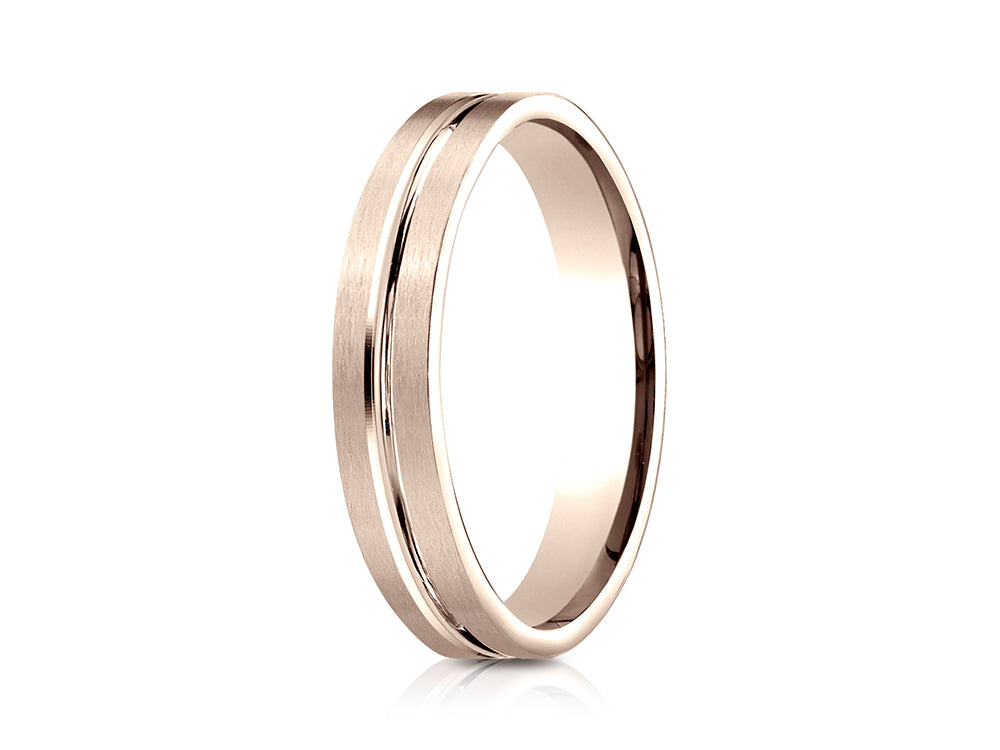 Benchmark 4mm Comfort Fit Wedding Band / Ring