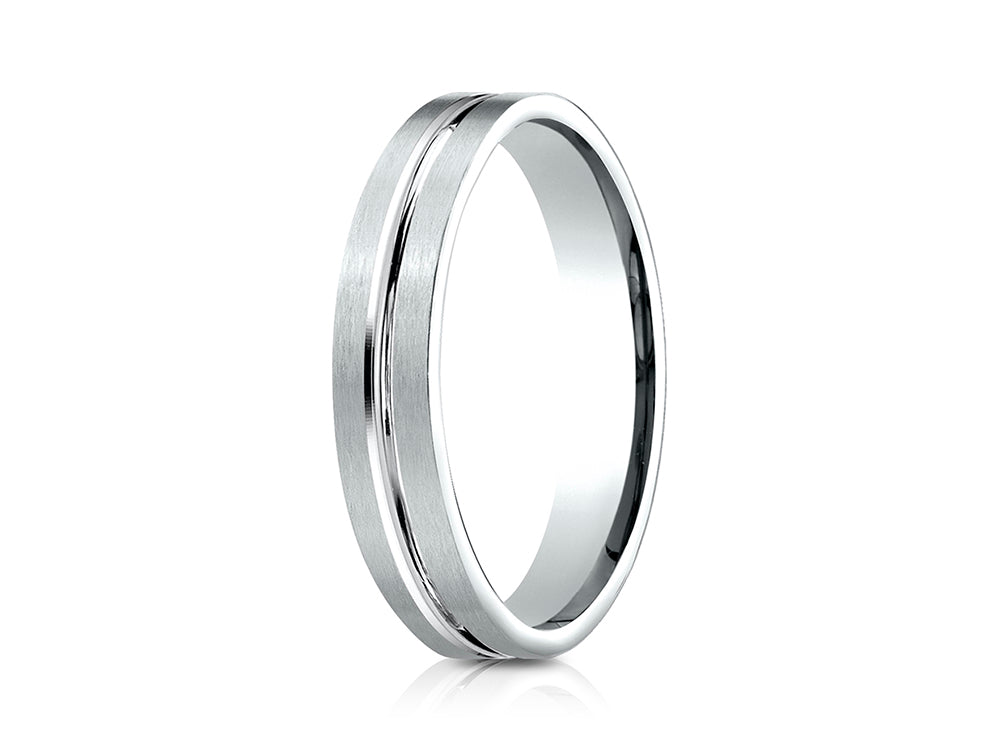 Benchmark 4mm Comfort Fit Wedding Band / Ring