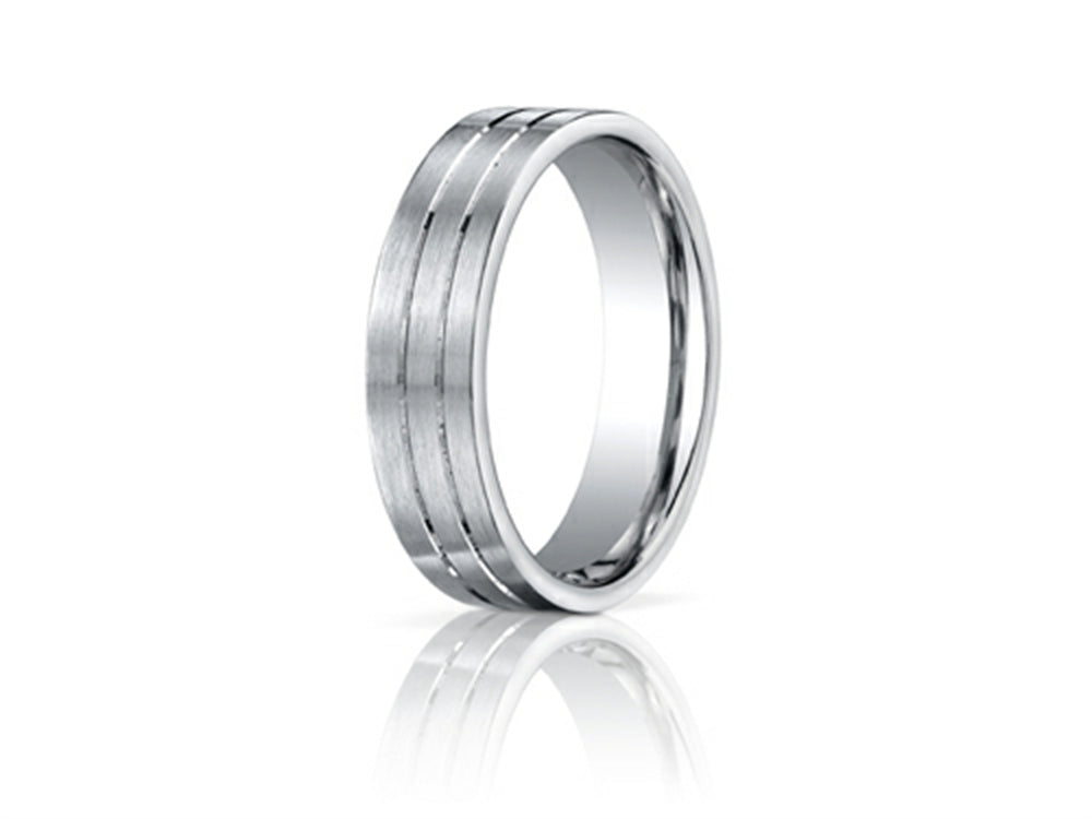 Benchmark 6mm Comfort Fit Design Wedding Band / Ring