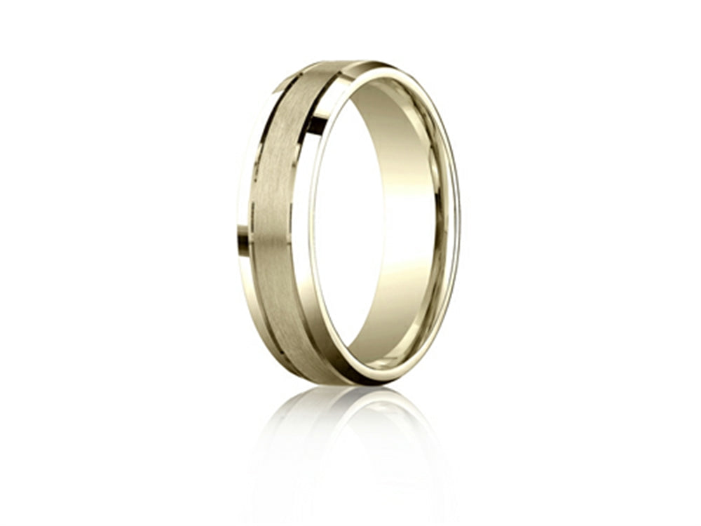 Benchmark 6mm Comfort Fit Design Wedding Band / Ring