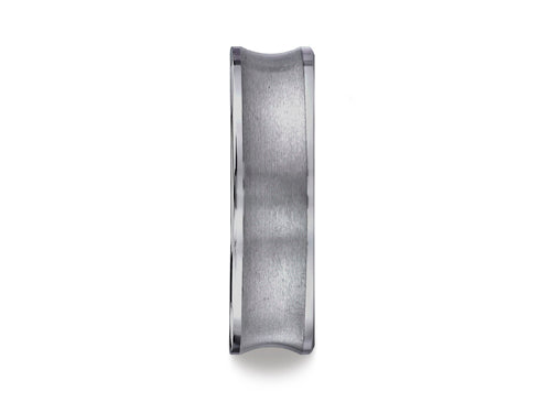 Benchmark 7mm Comfort Fit Tungsten Carbide Wedding Band / Ring