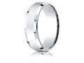 Benchmark 14k Gold 7mm Comfort-fit High Polished Carved Design Wedding Band Ring