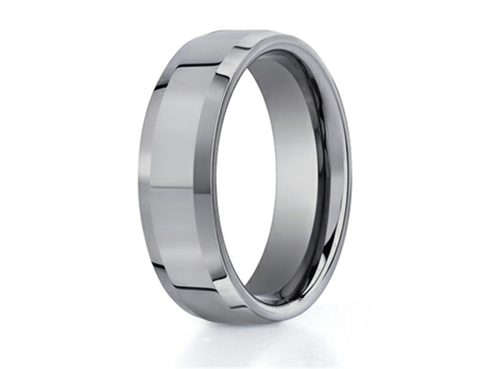 Benchmark 7mm Comfort Fit Tungsten Carbide Wedding Band / Ring