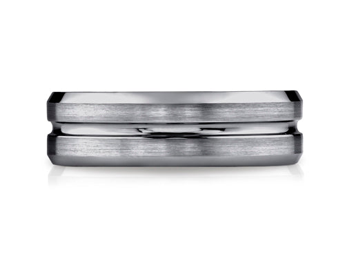 Benchmark 7mm Comfort Fit Tungsten Carbide Wedding Band / Ring