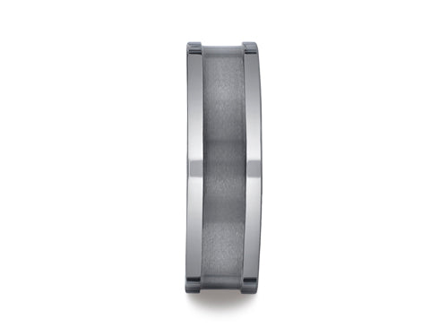 Benchmark 7mm Comfort Fit Tungsten Carbide Wedding Band / Ring