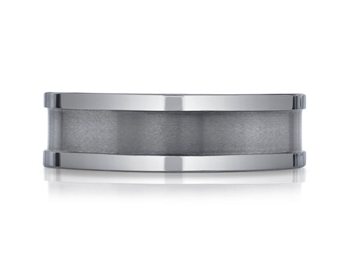 Benchmark 7mm Comfort Fit Tungsten Carbide Wedding Band / Ring
