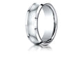 Benchmark 14k Gold 7.5mm Comfort-fit Satin-finished Concave Beveled Edge Design Wedding Band Ring