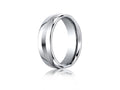 Benchmark Cobalt Chrome 7.5mm Comfort-fit Satin-finished Design Ring