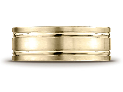 Benchmark 8mm Comfort Fit Wedding Band / Ring