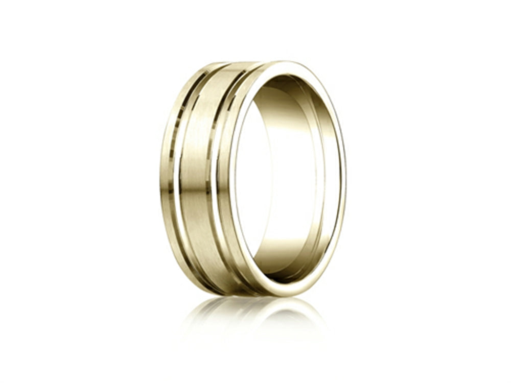 Benchmark 8mm Comfort Fit Wedding Band / Ring
