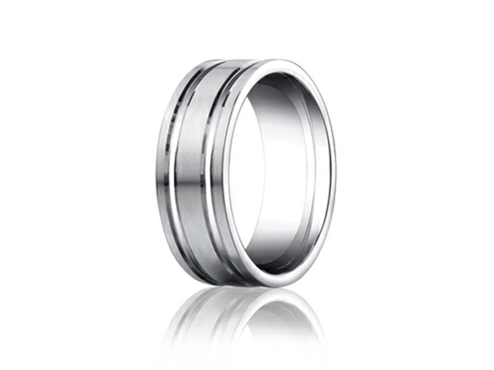Benchmark 8mm Comfort Fit Wedding Band / Ring