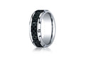 Benchmark Cobalt Chrome 8mm Comfort Fit Wedding Band / Ring