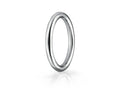 Benchmark 2.5mm Comfort-fit High Polished Round Carved Design Wedding Band Ring