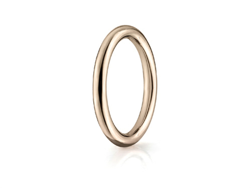 Benchmark 2.5mm Comfort-fit High Polished Round Carved Design Wedding Band Ring