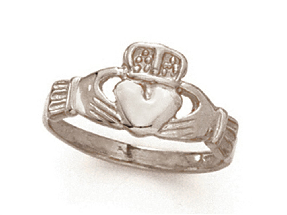 Finejewelers 14k White Gold Claddaugh Ring