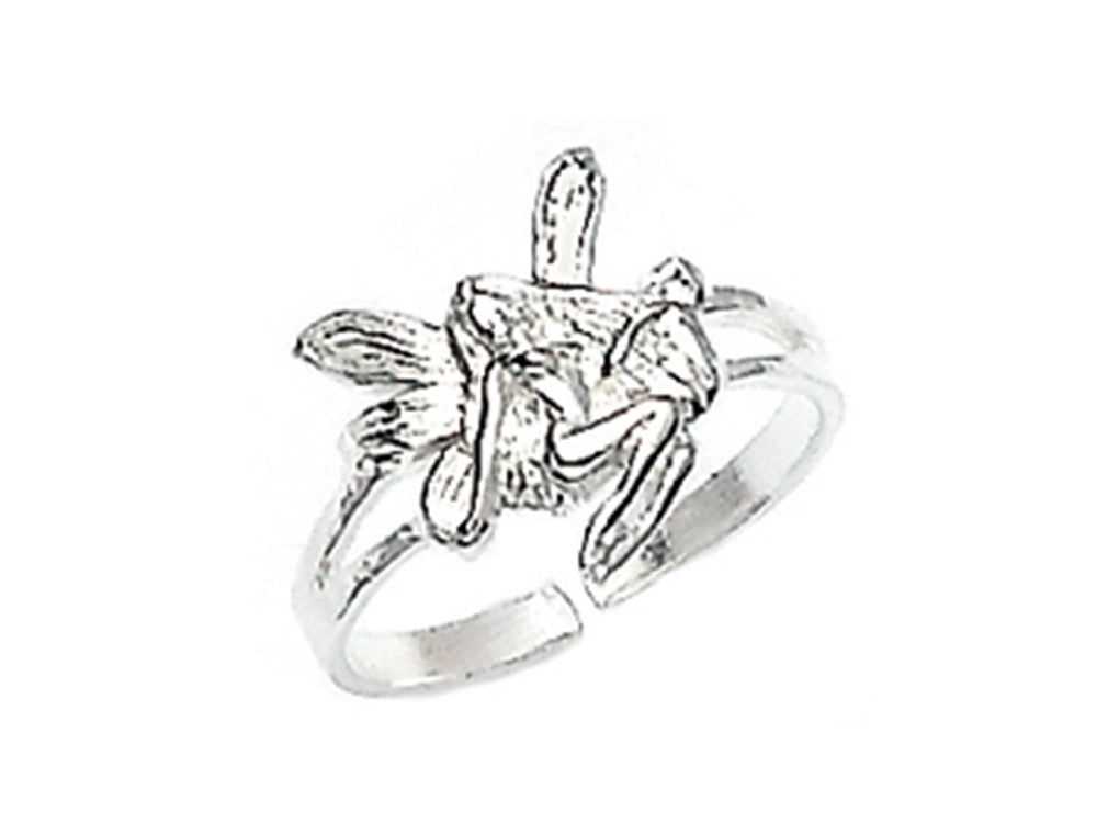 Finejewelers Sterling Silver Fairy Toe Ring