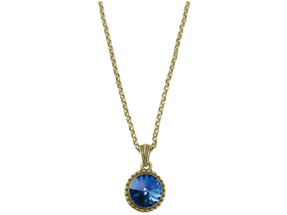 Wind And Fire September Birth Month Necklace
