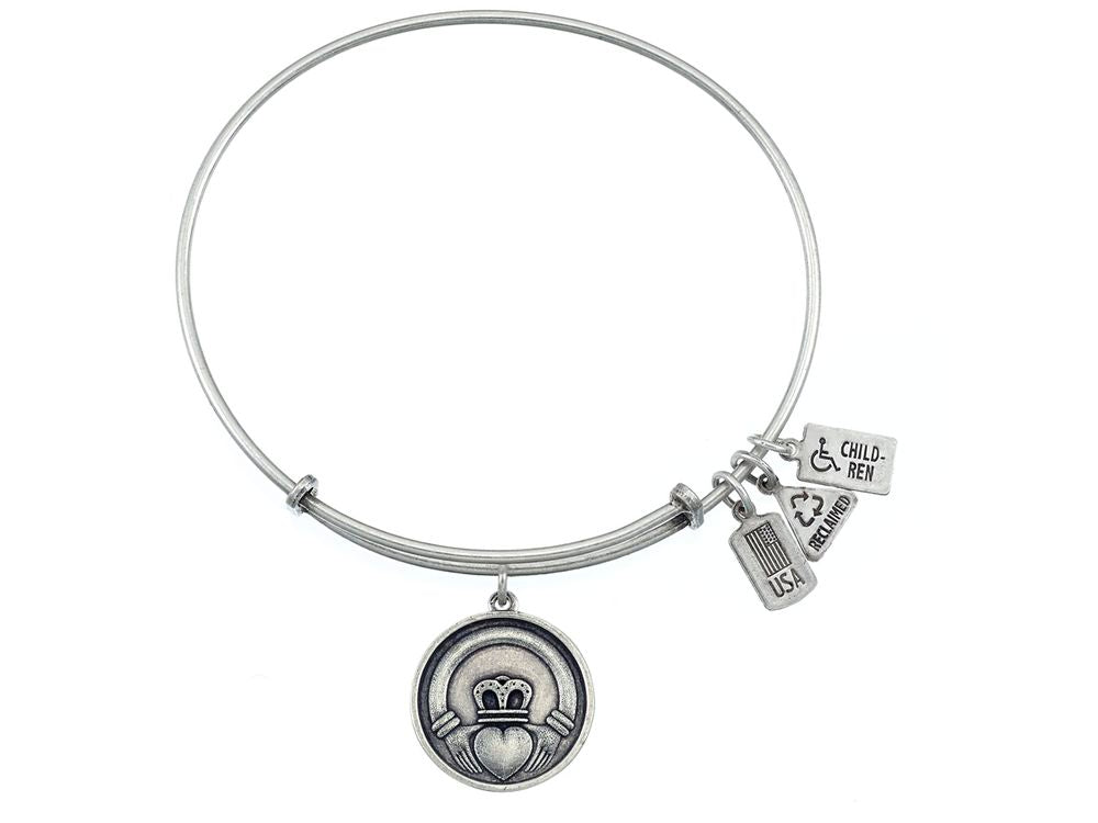 Wind And Fire Expandable Bangle Claddagh