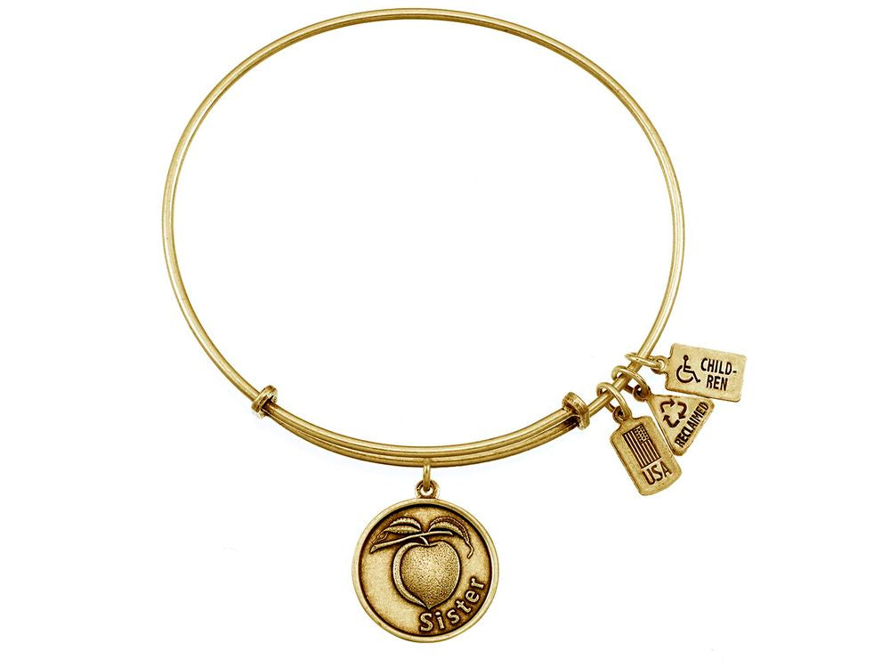 Wind And Fire Expandable Bangle Sister W/ Peaches