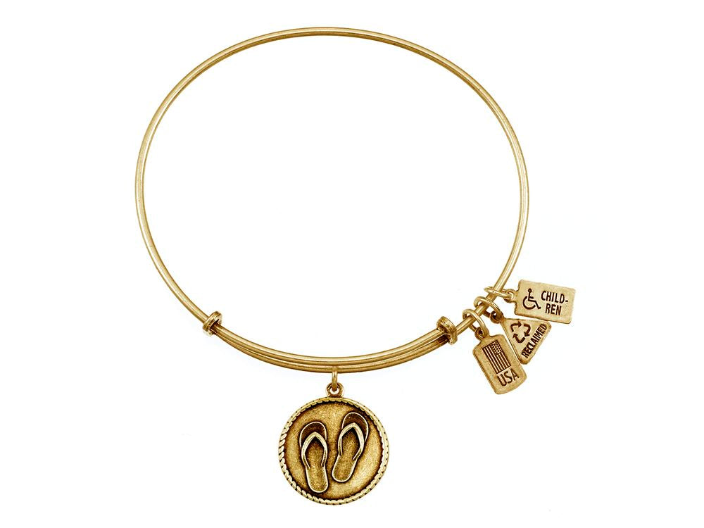 Wind And Fire Expandable Bangle Flip Flops