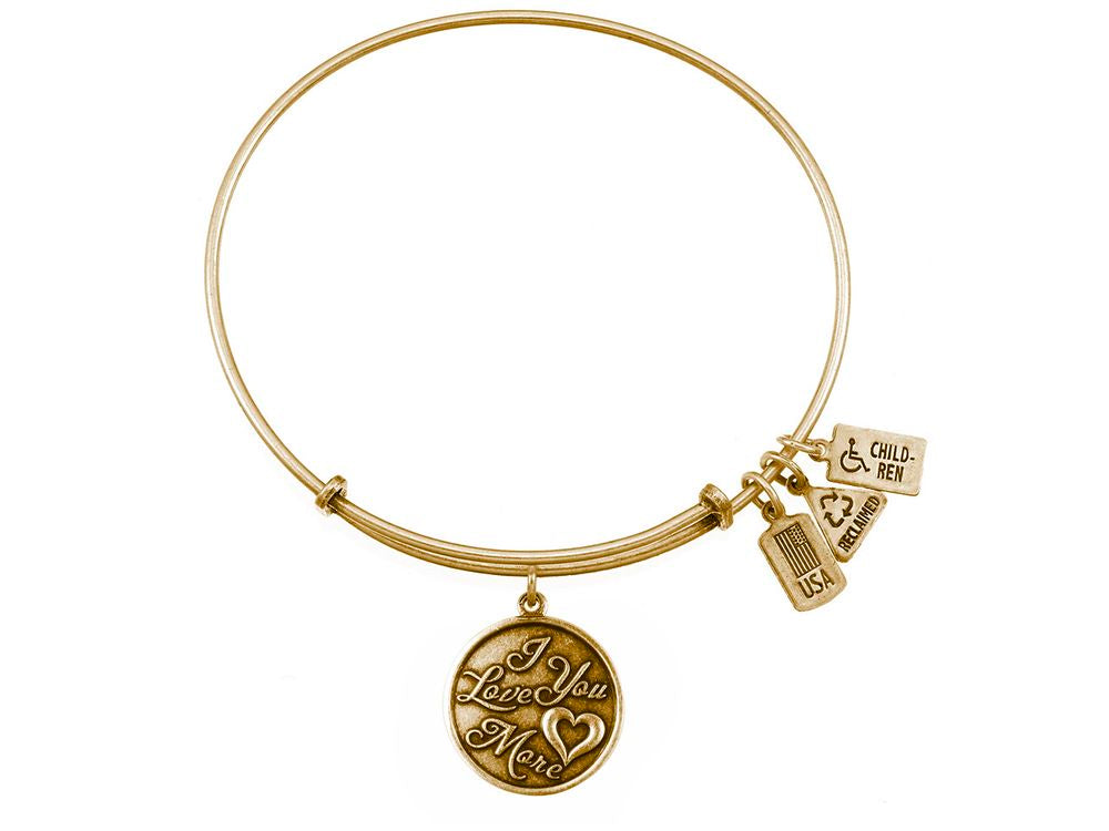 Wind And Fire Expandable Bangle I Love You More