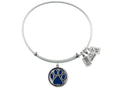 Wind And Fire Expandable Bangle Dark Blue Paw Print