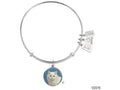 Wind And Fire Pet Collection Expandable Bangle With Persian Cat Photo Charm