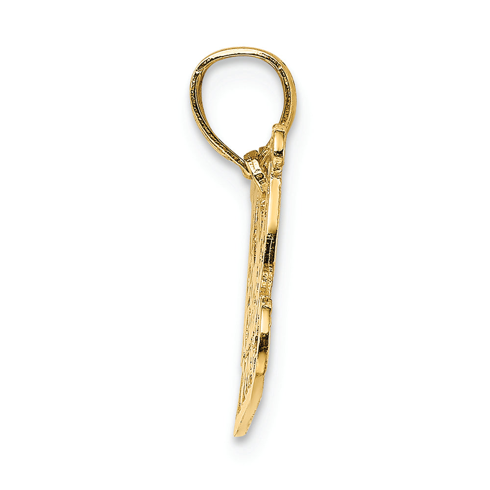FJC Finejewelers 14k Yellow Gold Polished Sleigh Charm