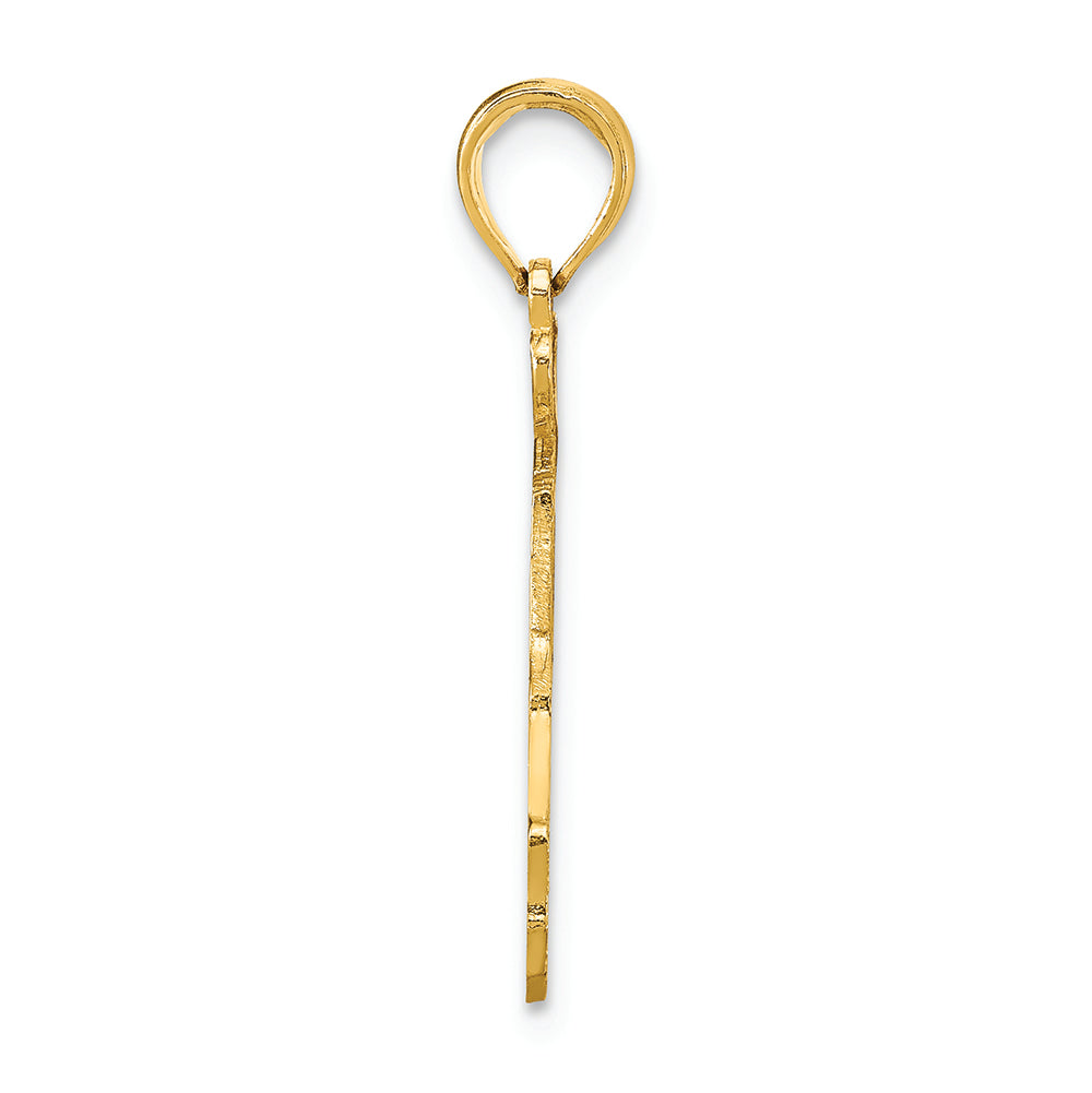 FJC Finejewelers 14k Yellow Gold Solid Florida State Charm