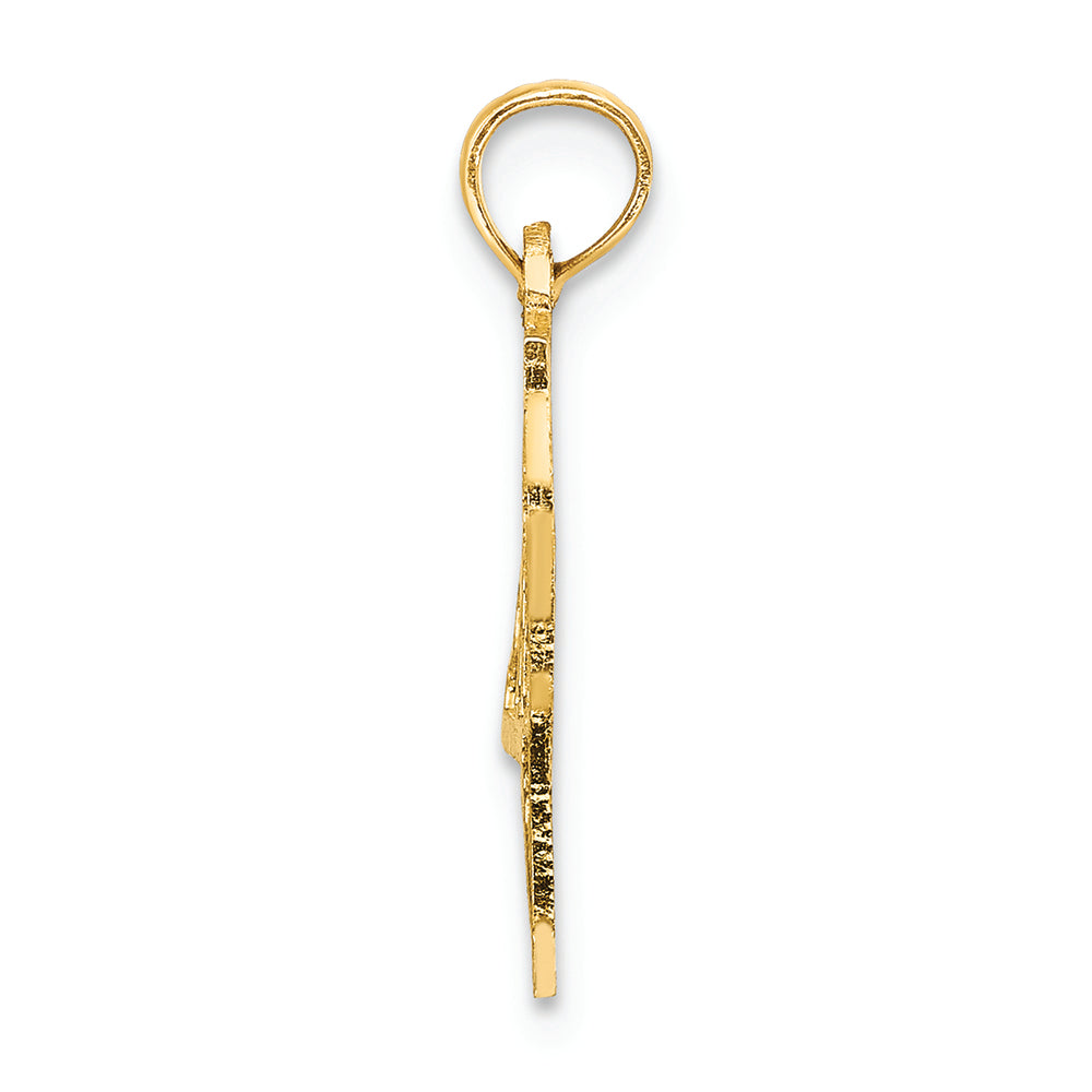 FJC Finejewelers 14k Yellow Gold Solid New York State Charm